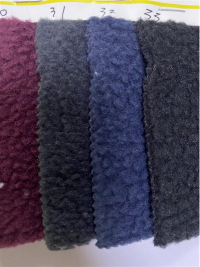 DG-LXF 精品羊羔絨  克重：380g/m²  幅寬：160CM 成份：100%Polyester   細節-14